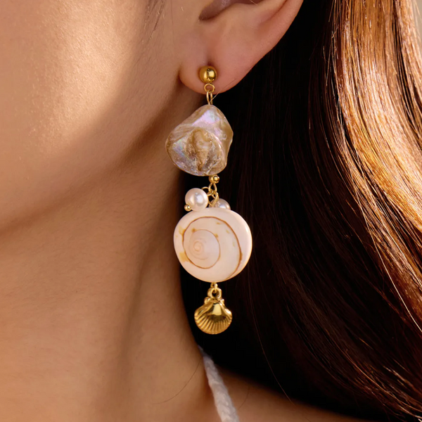 Coral Earrings