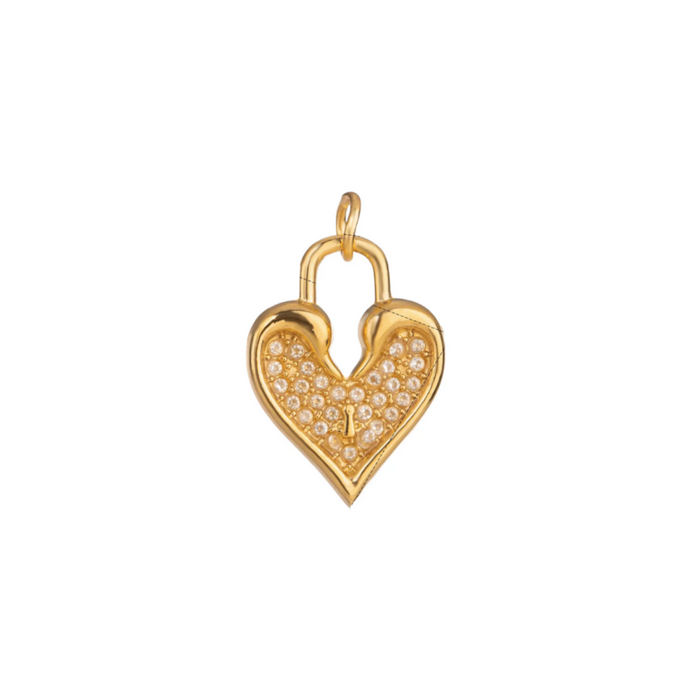 Heart Lock Charm