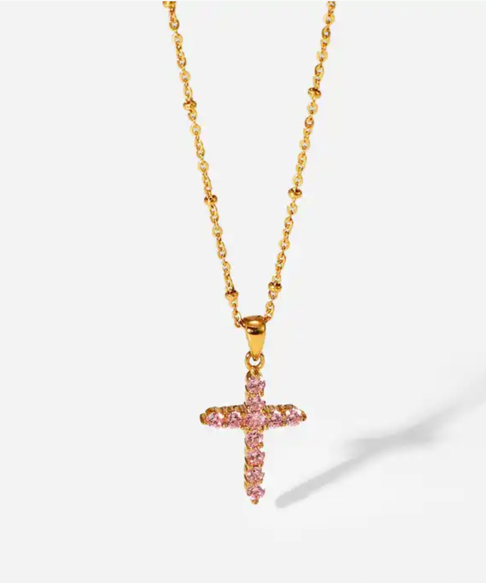 Barbie Cross Necklace