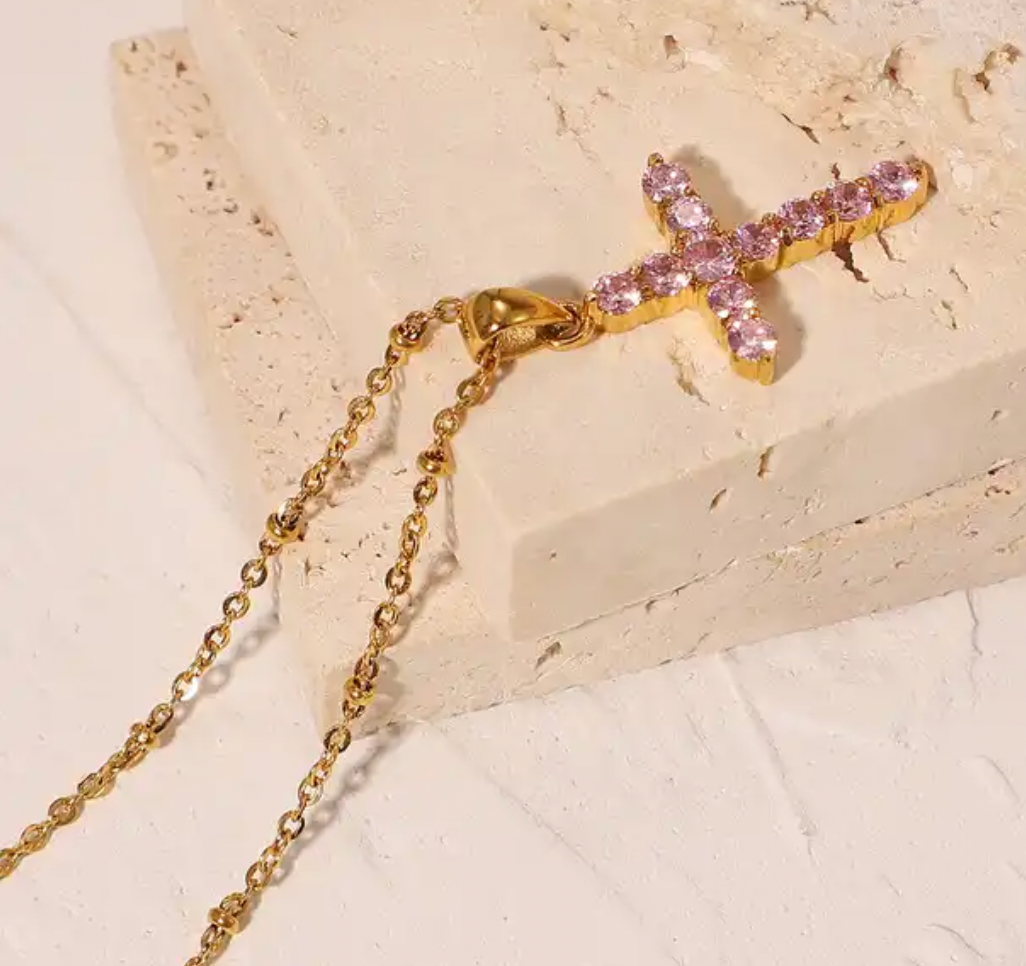 Barbie Cross Necklace