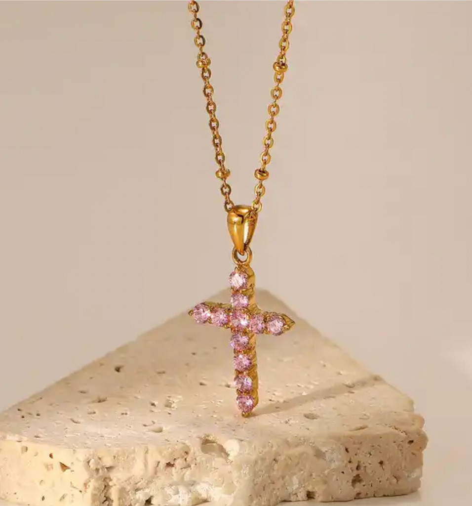 Barbie Cross Necklace