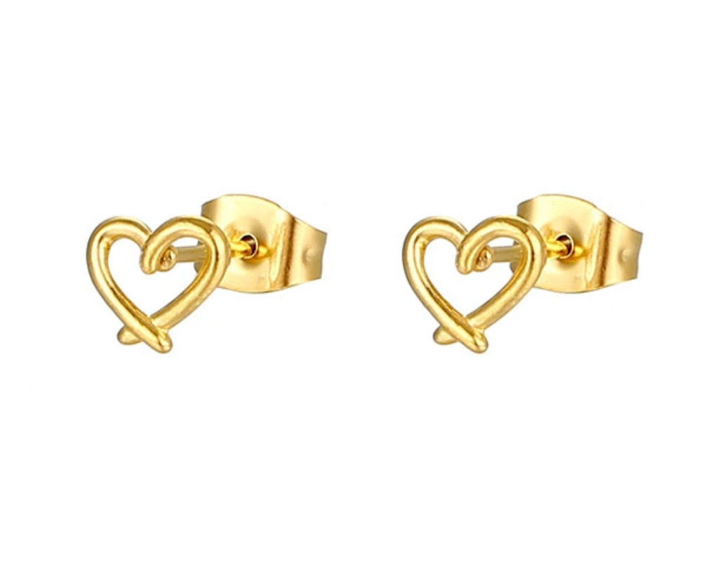 Heart Studs